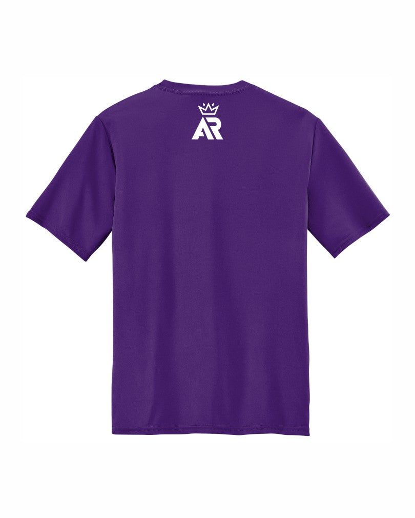 AUSTIN ROYALS 2023 STRONGER PURPLE SHORT SLEEVE PERFORMANCE TEE