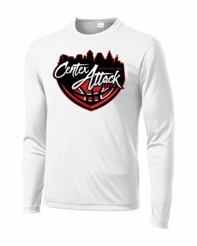 CENTEX ATTACK SOUTH 2024 WHITE LS PERFORMANCE TEE