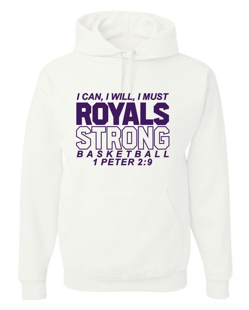 Austin Royals 2023 ROYALS STRONG WHITE HOODIE