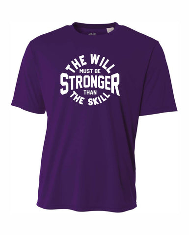 AUSTIN ROYALS 2023 STRONGER PURPLE SHORT SLEEVE PERFORMANCE TEE