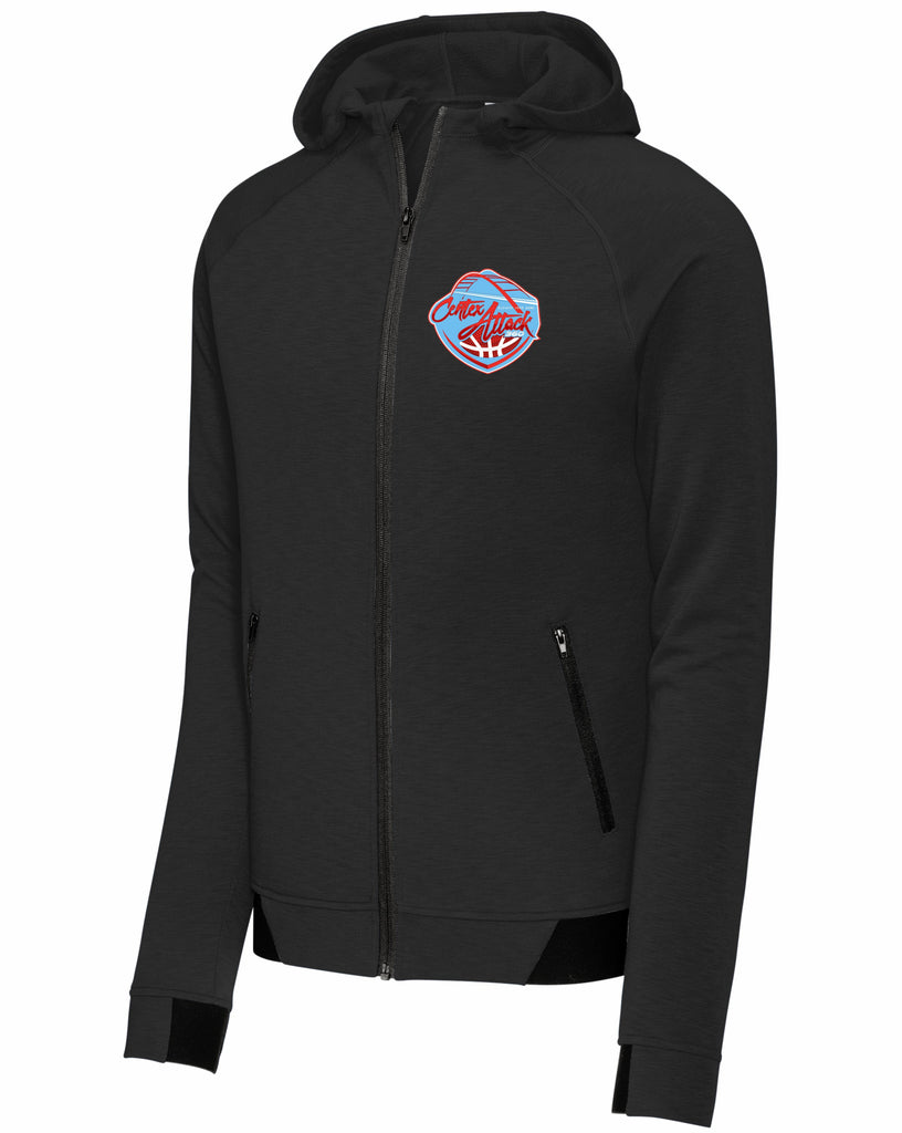 CENTEX ATTACK 360 2024 BLACK FULL ZIP PERFORMANCE HOODIE