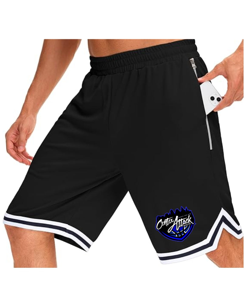 CENTEX ATTACK NORTH 2026 BLACK PERFORMANCE SHORTS