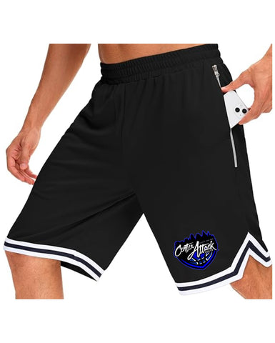 CENTEX ATTACK NORTH 2026 BLACK PERFORMANCE SHORTS