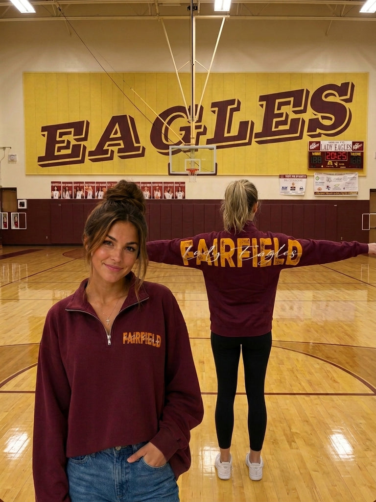 Fairfield Lady Eagles 1/4 Zip Sweatshirt