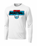 NEXT LEVEL 2023 WHITE LS PERFORMANCE TEE LOGO 3