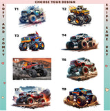 Monster Truck Personalized Pillowcases