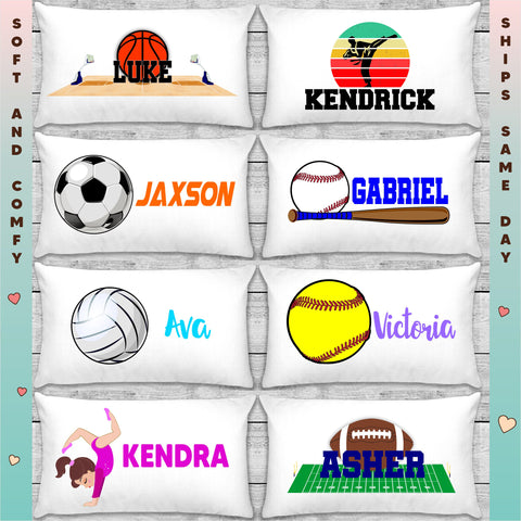 Sports Personalized Pillowcases