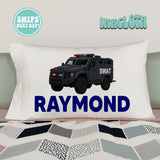 Personalized SWAT Armored Truck Pillowcase