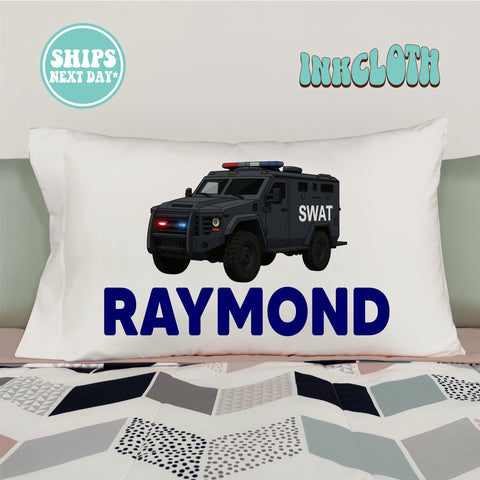 Personalized SWAT Armored Truck Pillowcase