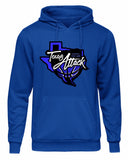 TEXAS ATTACK 2024 ROYAL BLUE HOODIE