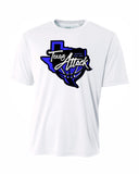 TEXAS ATTACK 2024 WHITE SHORT SLEEVE PERFORMANCE TEE