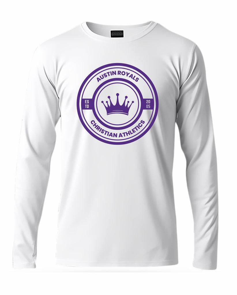 Austin Royals 2025 WHITE LS PERFORMANCE TEE