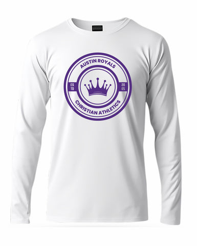 Austin Royals 2025 WHITE LS PERFORMANCE TEE