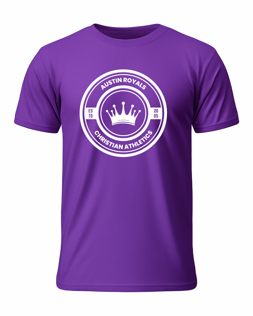 Austin Royals 2025 PURPLE SHORT SLEEVE PERFORMANCE TEE