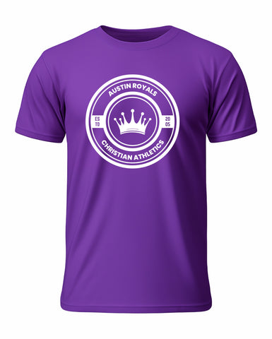 Austin Royals 2025 PURPLE SHORT SLEEVE PERFORMANCE TEE