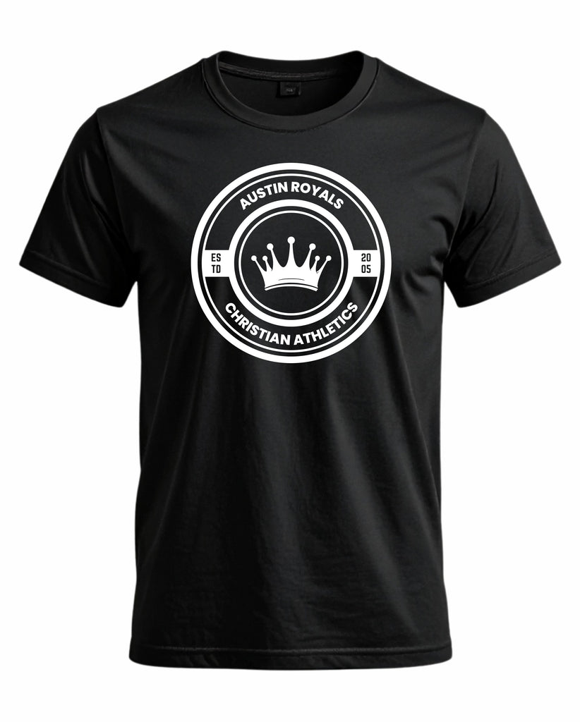 Austin Royals 2025 BLACK SHORT SLEEVE PERFORMANCE TEE