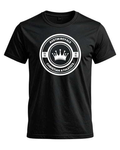 Austin Royals 2025 BLACK SHORT SLEEVE PERFORMANCE TEE
