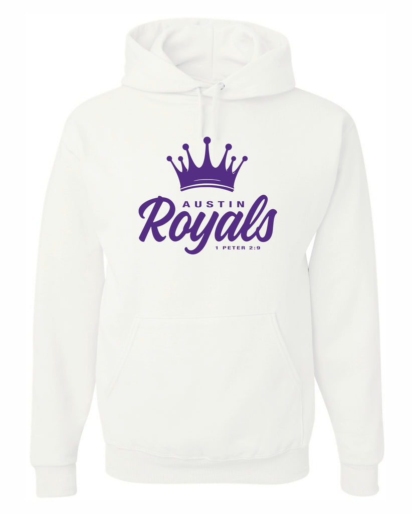 Austin Royals 2025 White HOODIE