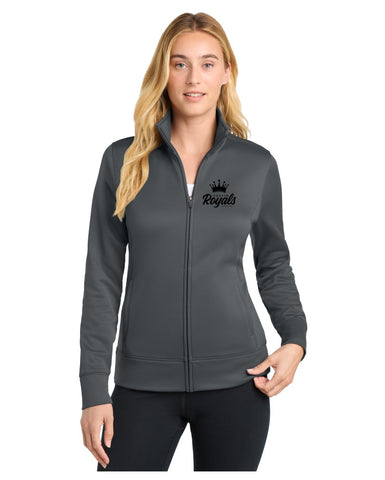 Austin Royals 2025 Women's Grey Full-Zip Performance Jacket