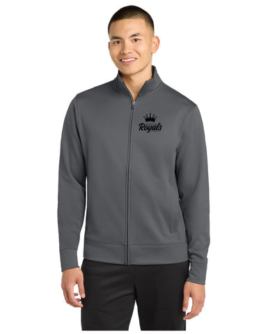 Austin Royals 2025 Men's Grey Full-Zip Performance Jacket