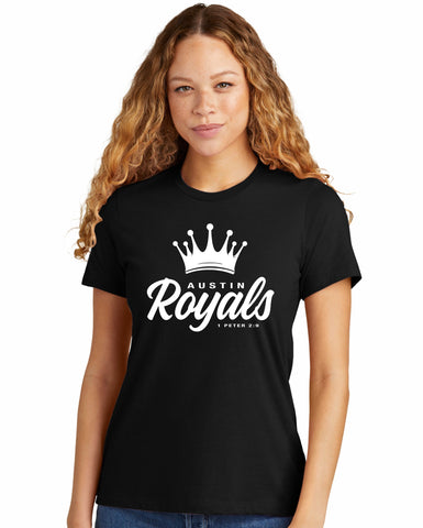 Austin Royals 2025 WOMEN'S BLACK SOFTSTYLE TEE