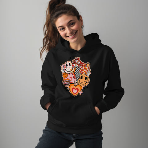 Retro Basketball Hoodie
