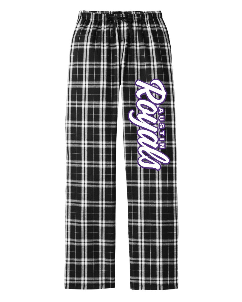 Austin Royals 2025 Women’s Flannel Plaid Pant