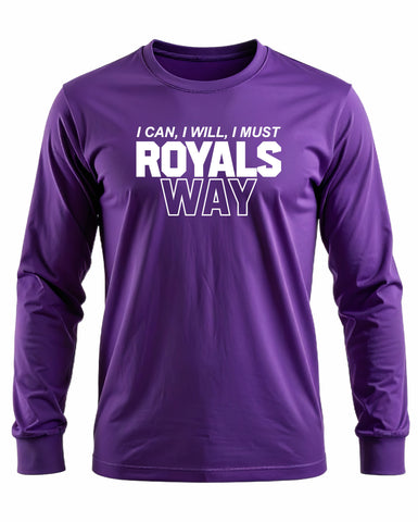 Austin Royals 2025 PURPLE LS PERFORMANCE TEE