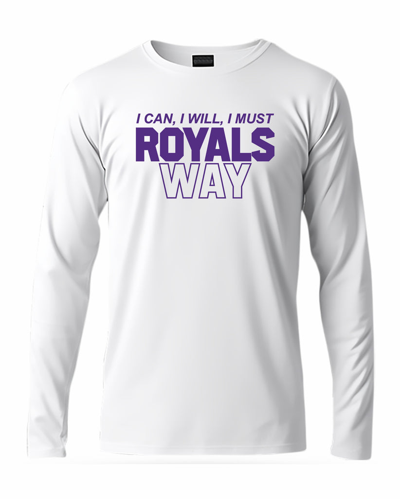 Austin Royals 2025 WHITE LS PERFORMANCE TEE