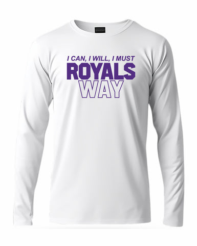 Austin Royals 2025 WHITE LS PERFORMANCE TEE