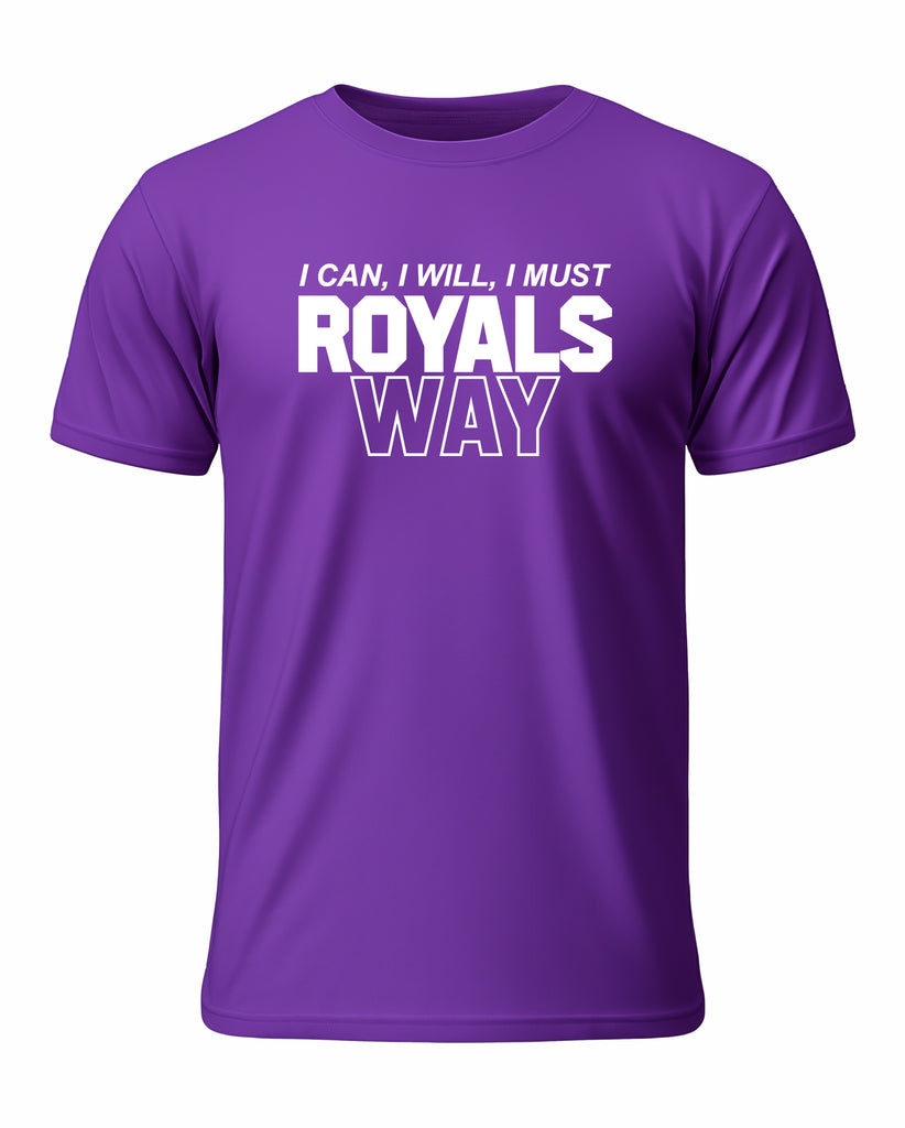 Austin Royals 2025 PURPLE SHORT SLEEVE PERFORMANCE TEE