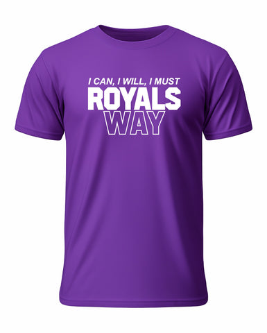 Austin Royals 2025 PURPLE SHORT SLEEVE PERFORMANCE TEE