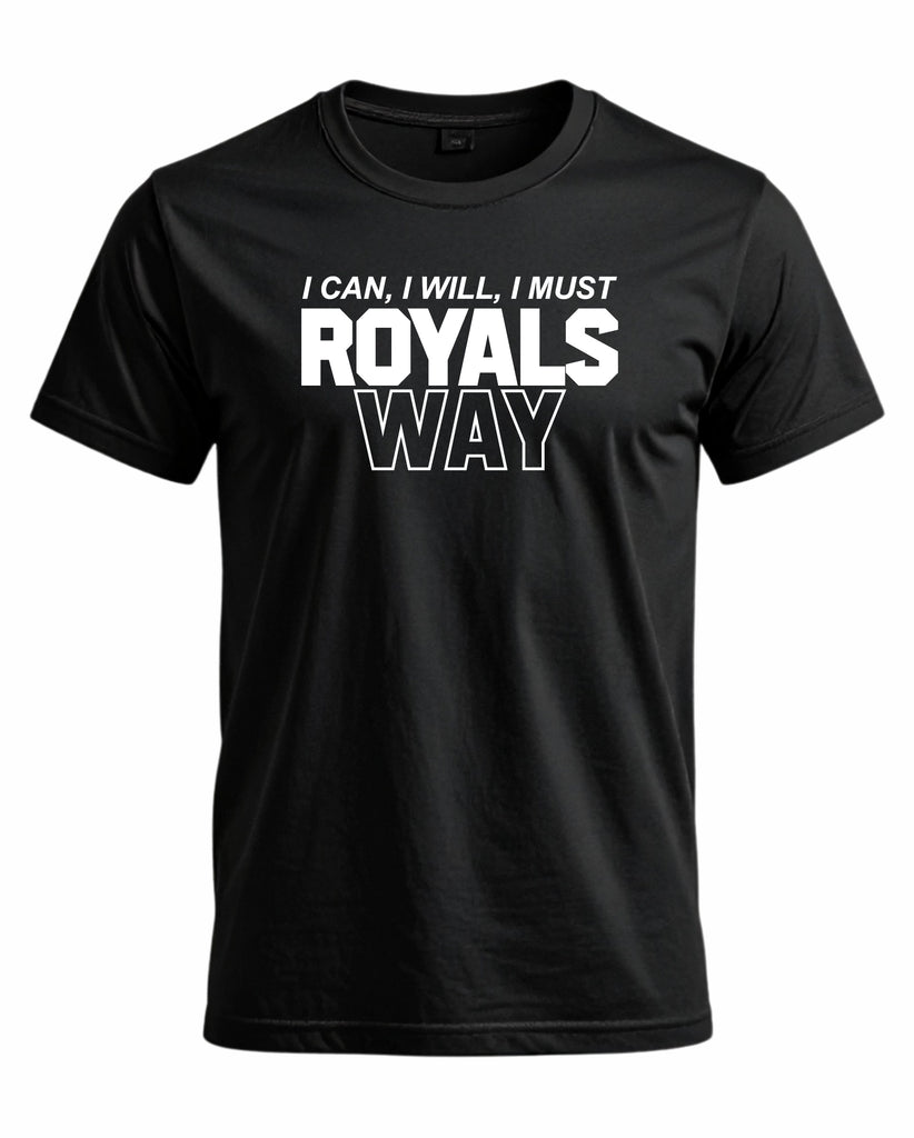 Austin Royals 2025 BLACK SHORT SLEEVE PERFORMANCE TEE