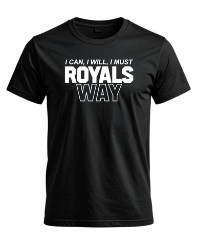 Austin Royals 2025 BLACK SHORT SLEEVE PERFORMANCE TEE