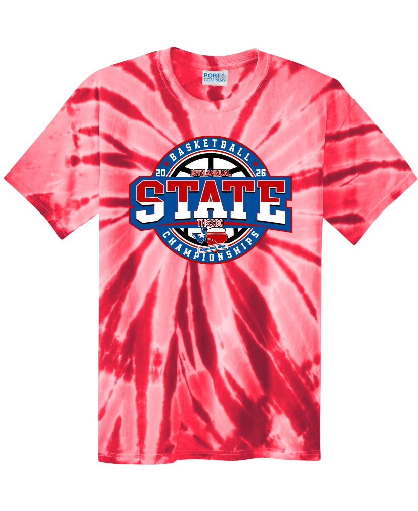 THSSBC 2026 SPIDER RED TIE DYE SS TEE