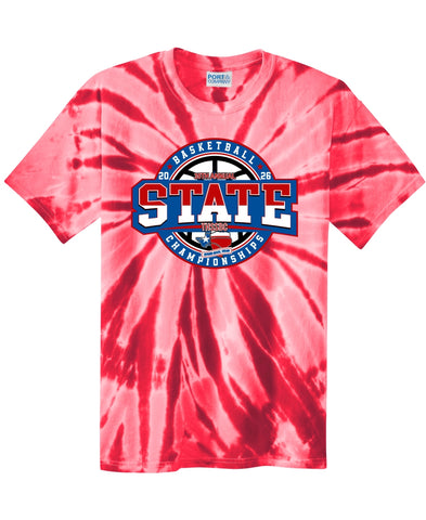 THSSBC 2026 SPIDER RED TIE DYE SS TEE