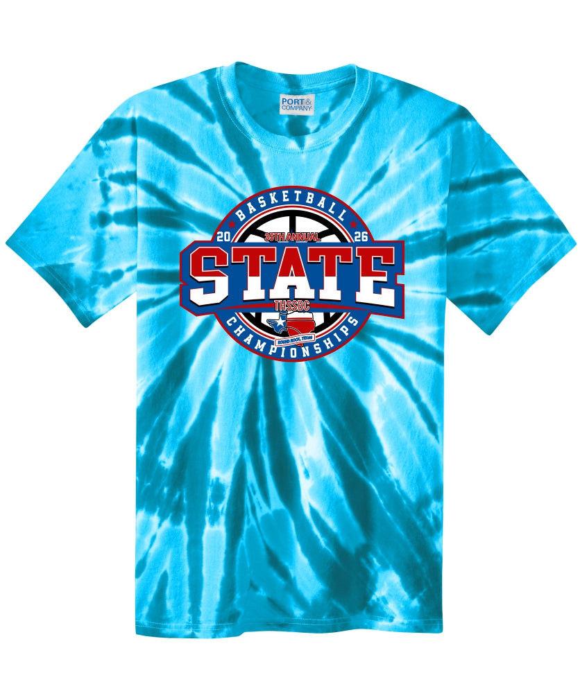 THSSBC 2026 SPIDER TURQUOISE TIE DYE SS TEE