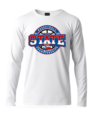 THSSBC 2026 WHITE PERFORMANCE LONG SLEEVE TEE