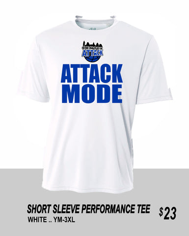 CENTEX 2022 ATTACK MODE WHITE SS PERFORMANCE TEE