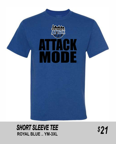 CENTEX 2021 ATTACK MODE ROYAL BLUE SHORT SLEEVE TEE