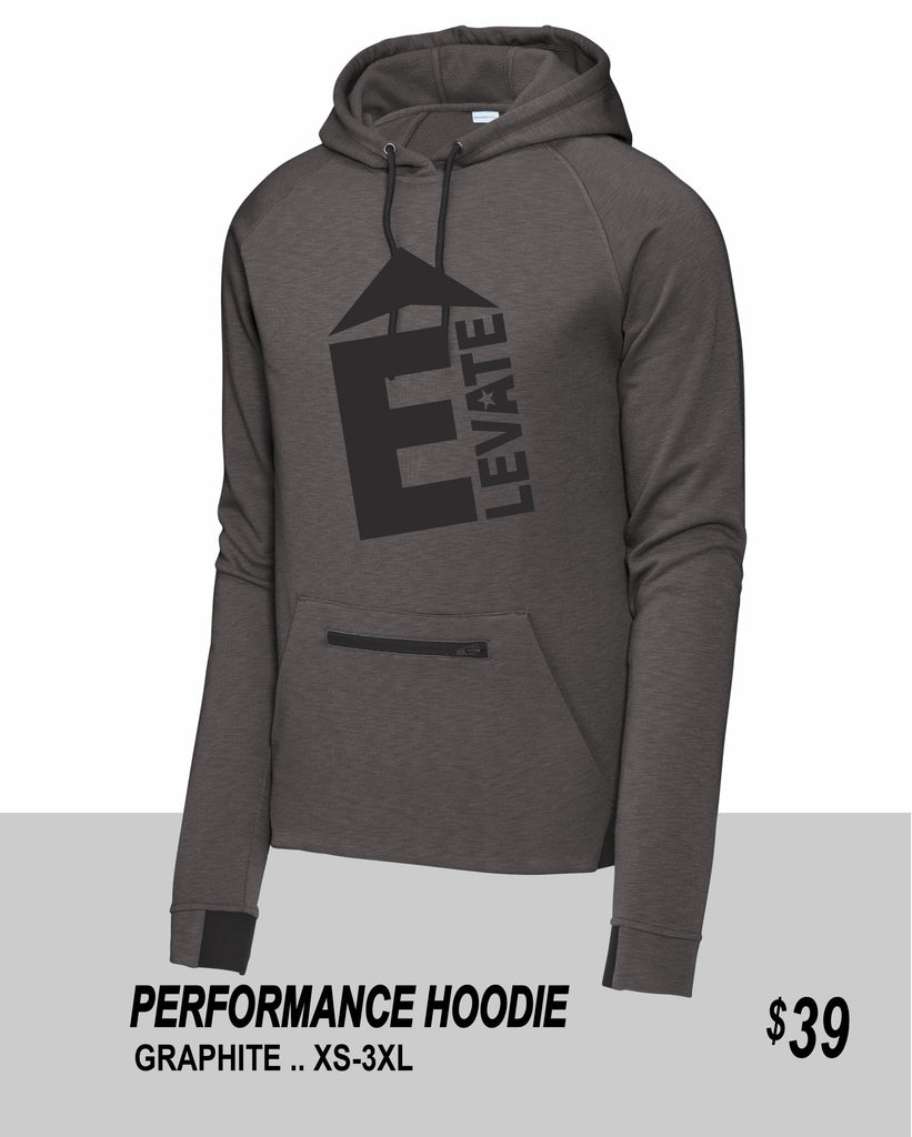 ELEVATE 2021 GRAPHITE PERFORMANCE HOODIE