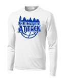 CENTEX 2023 ROYAL LOGO WHITE LS PERFORMANCE TEE