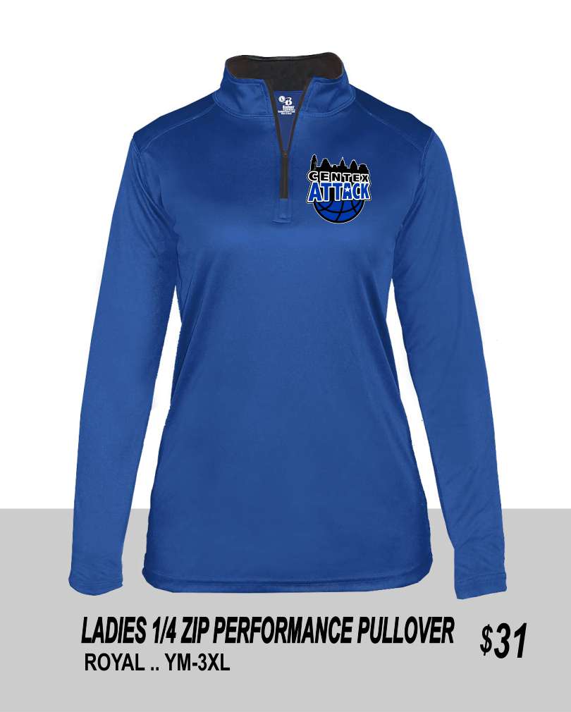 CENTEX 2021 LADIES 1/4 ZIP PERFORMANCE PULLOVER