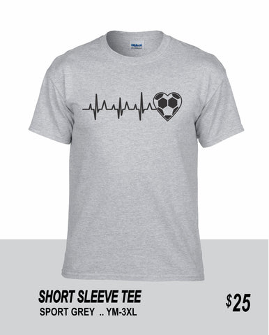 Soccer SS Soccer Heartbeat Tee