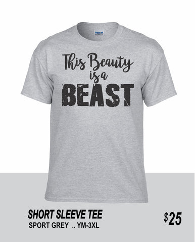 Baseball SS This Beauty is a Beast Tee